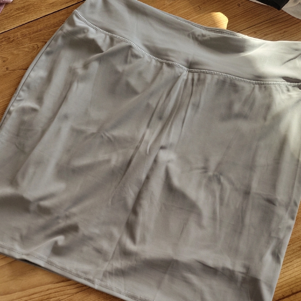 Gray Athletic Skirt